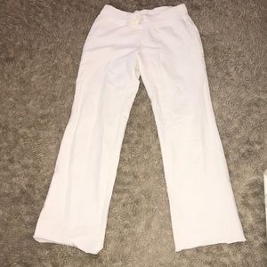White sweatpants